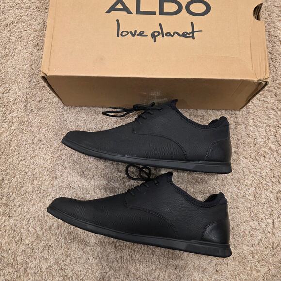 NIB Aldo love planet Reid black sneakers men\'s sz 9.5